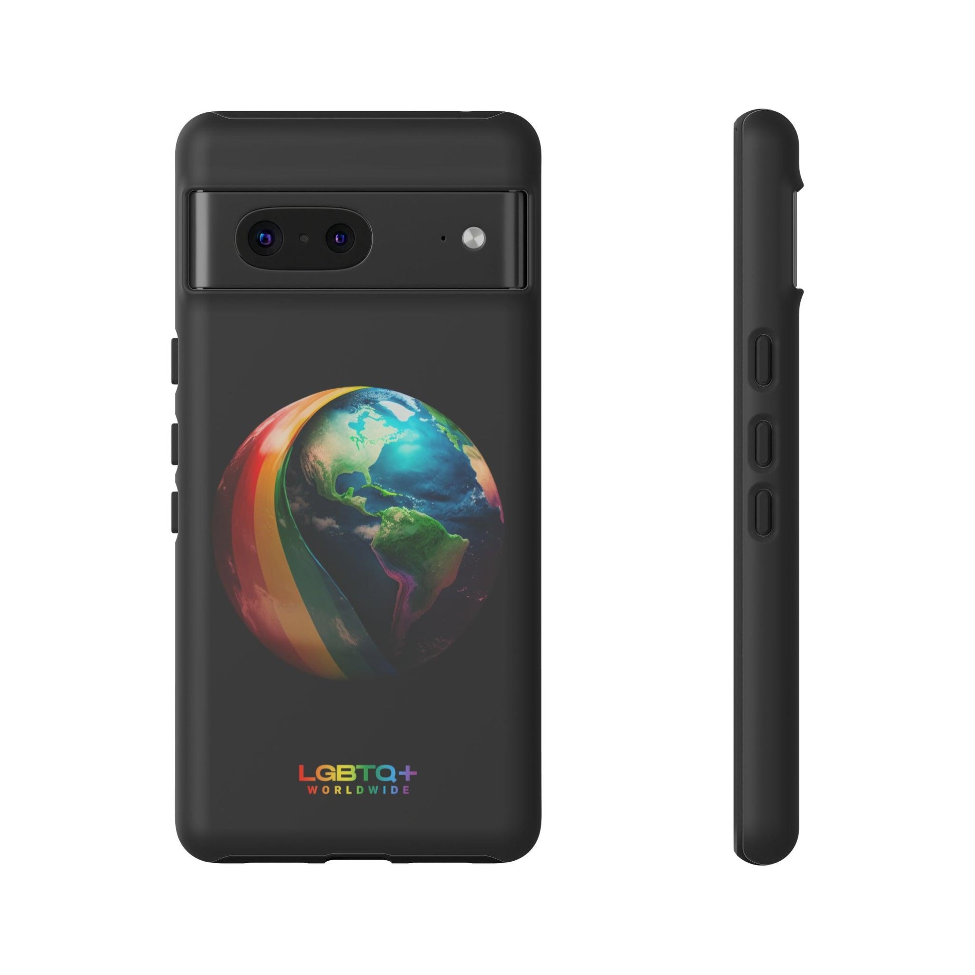 LGBTQWorldwide - ,,WELT" Doppelgehäuse Handyhülle Accessories, Glossy, iPhone Cases, Matte, Phone accessory, Phone Cases, Samsung Cases, tough, Valentine's Day Picks lgbtq Bekleidung Accessoires unisex Zubehör