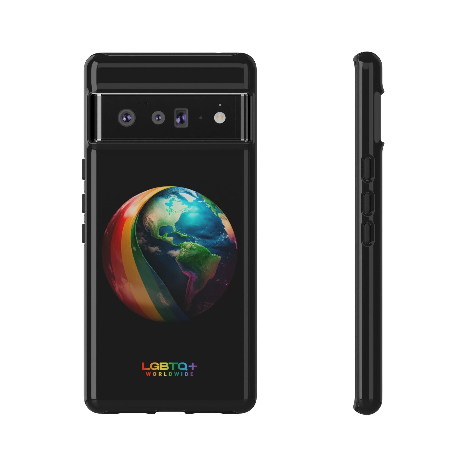 LGBTQWorldwide - ,,WELT" Doppelgehäuse Handyhülle Accessories, Glossy, iPhone Cases, Matte, Phone accessory, Phone Cases, Samsung Cases, tough, Valentine's Day Picks lgbtq Bekleidung Accessoires unisex Zubehör