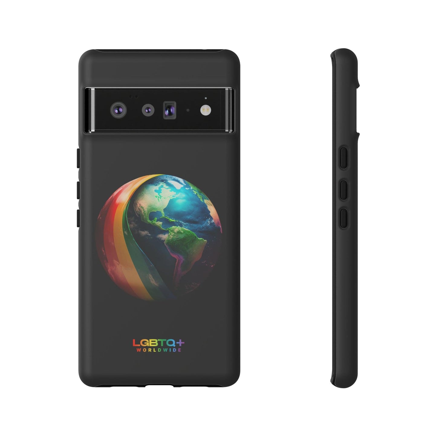 LGBTQWorldwide - ,,WELT" Doppelgehäuse Handyhülle Accessories, Glossy, iPhone Cases, Matte, Phone accessory, Phone Cases, Samsung Cases, tough, Valentine's Day Picks lgbtq Bekleidung Accessoires unisex Zubehör