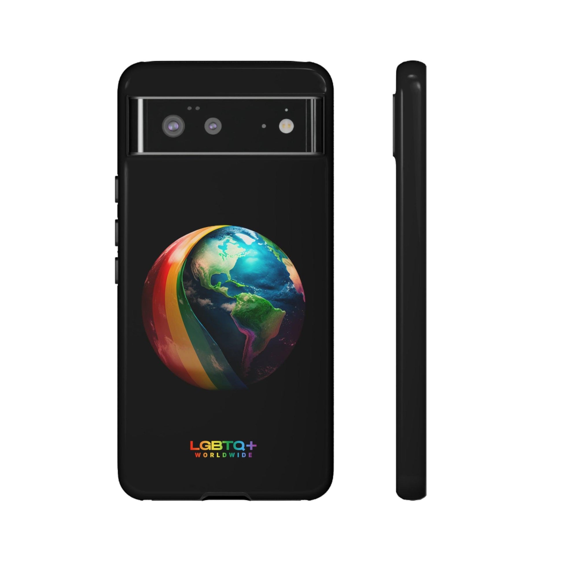 LGBTQWorldwide - ,,WELT" Doppelgehäuse Handyhülle Accessories, Glossy, iPhone Cases, Matte, Phone accessory, Phone Cases, Samsung Cases, tough, Valentine's Day Picks lgbtq Bekleidung Accessoires unisex Zubehör