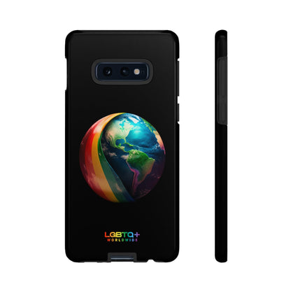 LGBTQWorldwide - ,,WELT" Doppelgehäuse Handyhülle Accessories, Glossy, iPhone Cases, Matte, Phone accessory, Phone Cases, Samsung Cases, tough, Valentine's Day Picks lgbtq Bekleidung Accessoires unisex Zubehör