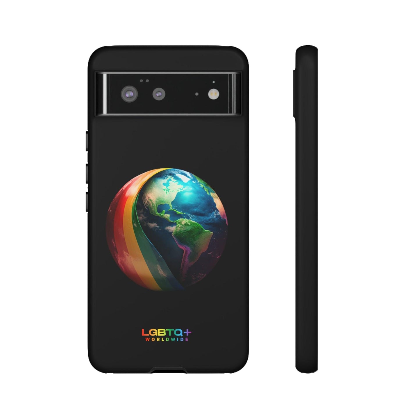 LGBTQWorldwide - ,,WELT" Doppelgehäuse Handyhülle Accessories, Glossy, iPhone Cases, Matte, Phone accessory, Phone Cases, Samsung Cases, tough, Valentine's Day Picks lgbtq Bekleidung Accessoires unisex Zubehör