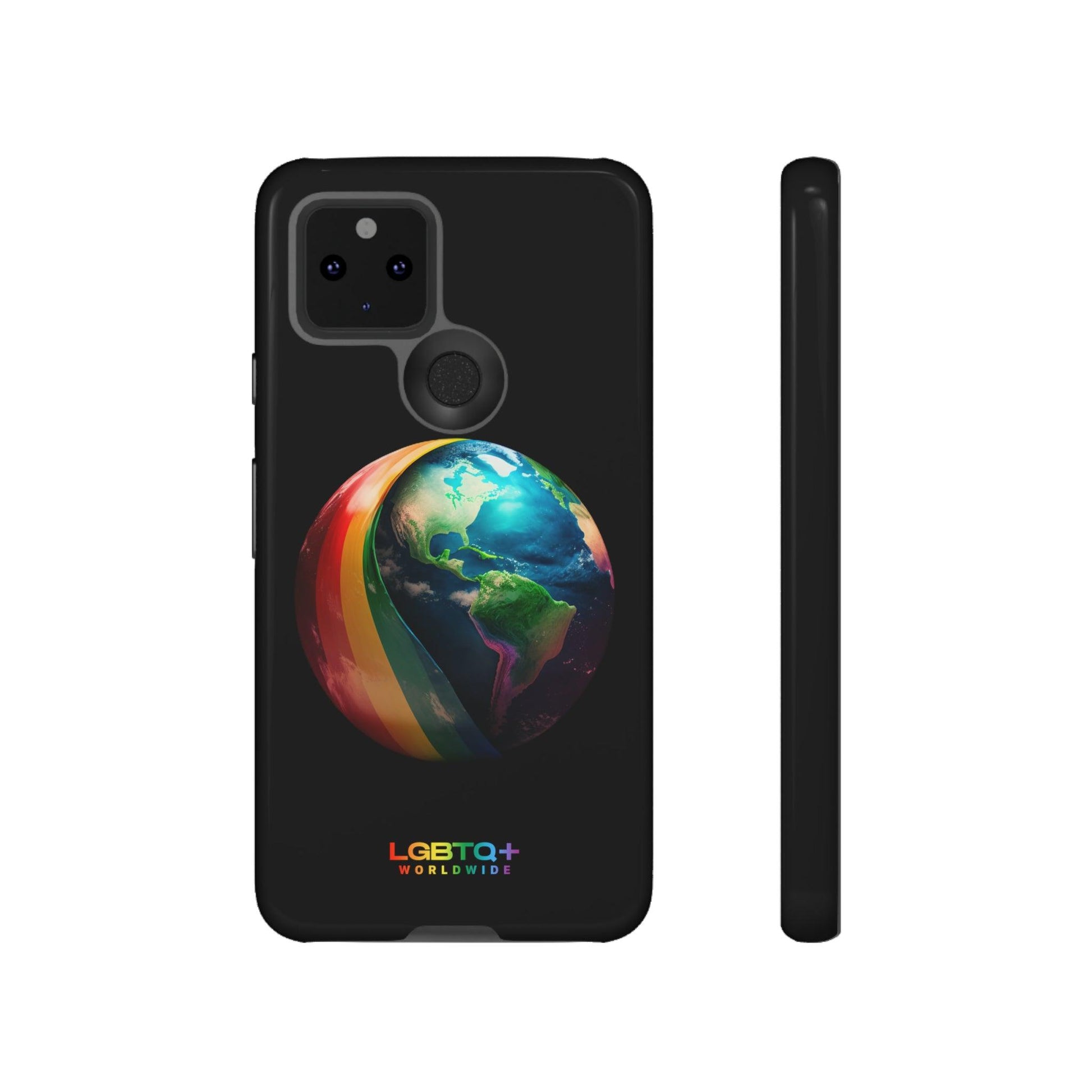 LGBTQWorldwide - ,,WELT" Doppelgehäuse Handyhülle Accessories, Glossy, iPhone Cases, Matte, Phone accessory, Phone Cases, Samsung Cases, tough, Valentine's Day Picks lgbtq Bekleidung Accessoires unisex Zubehör