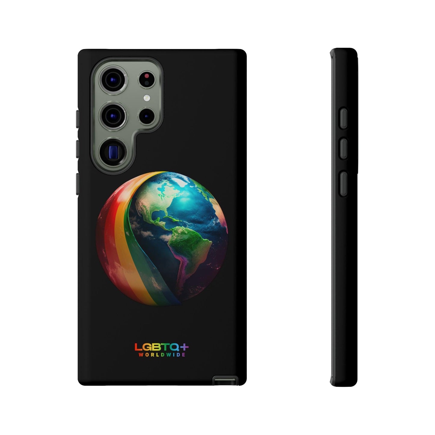 LGBTQWorldwide - ,,WELT" Doppelgehäuse Handyhülle Accessories, Glossy, iPhone Cases, Matte, Phone accessory, Phone Cases, Samsung Cases, tough, Valentine's Day Picks lgbtq Bekleidung Accessoires unisex Zubehör