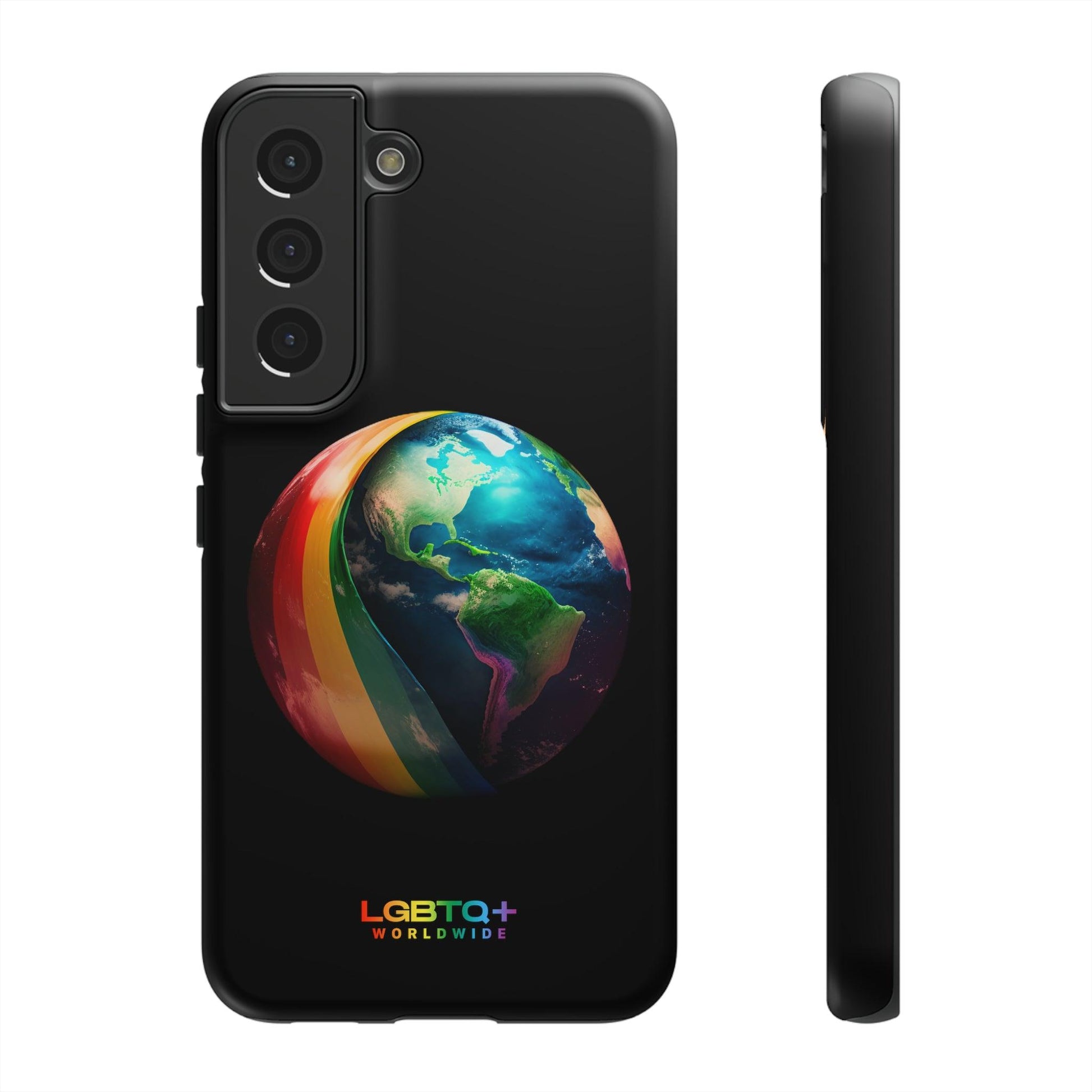 LGBTQWorldwide - ,,WELT" Doppelgehäuse Handyhülle Accessories, Glossy, iPhone Cases, Matte, Phone accessory, Phone Cases, Samsung Cases, tough, Valentine's Day Picks lgbtq Bekleidung Accessoires unisex Zubehör