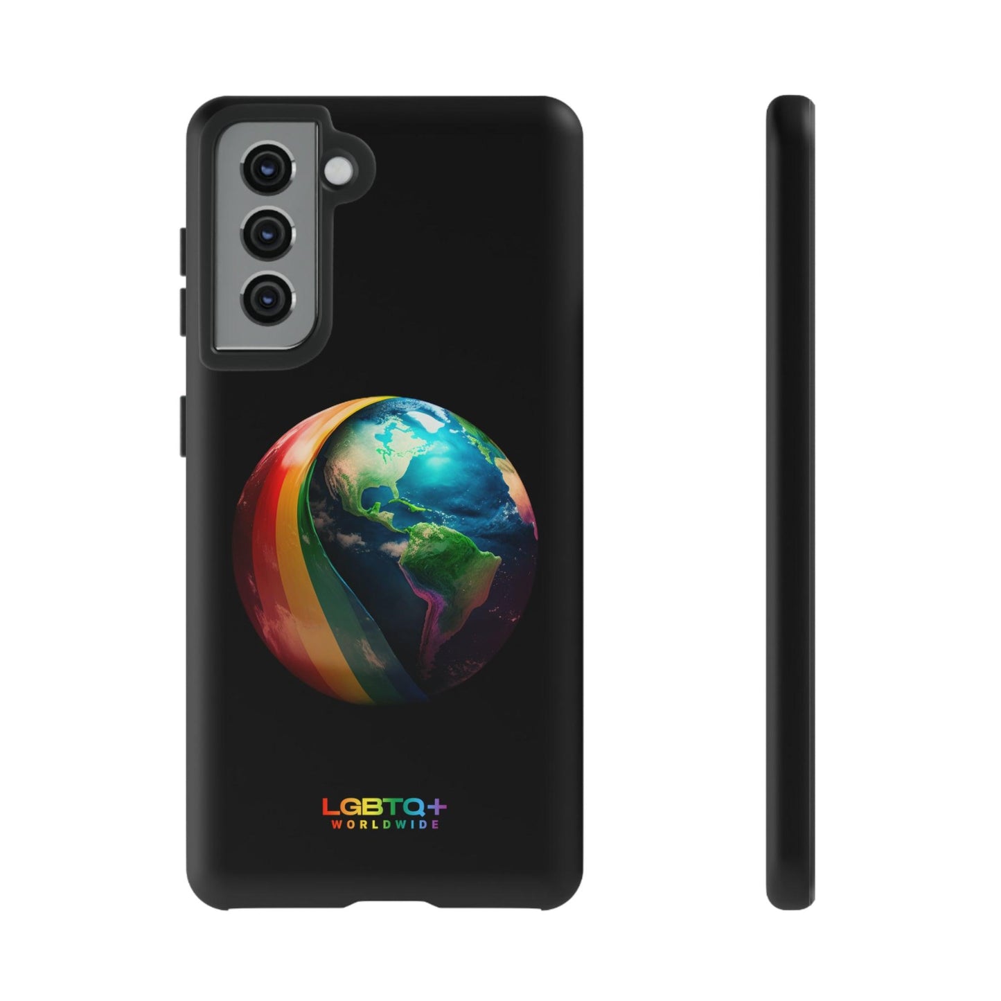 LGBTQWorldwide - ,,WELT" Doppelgehäuse Handyhülle Accessories, Glossy, iPhone Cases, Matte, Phone accessory, Phone Cases, Samsung Cases, tough, Valentine's Day Picks lgbtq Bekleidung Accessoires unisex Zubehör