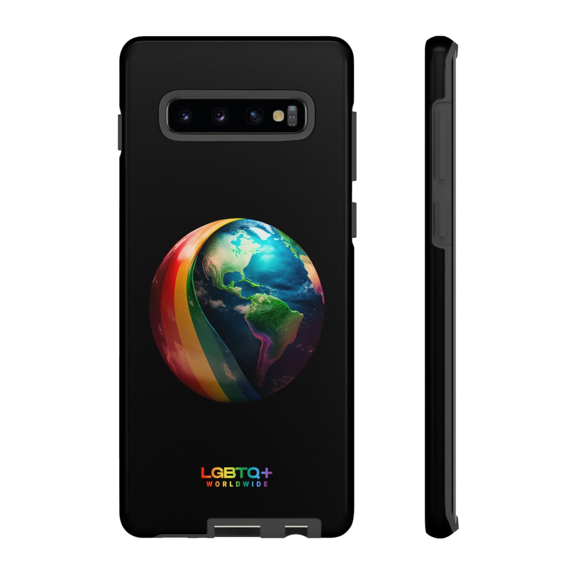 LGBTQWorldwide - ,,WELT" Doppelgehäuse Handyhülle Accessories, Glossy, iPhone Cases, Matte, Phone accessory, Phone Cases, Samsung Cases, tough, Valentine's Day Picks lgbtq Bekleidung Accessoires unisex Zubehör