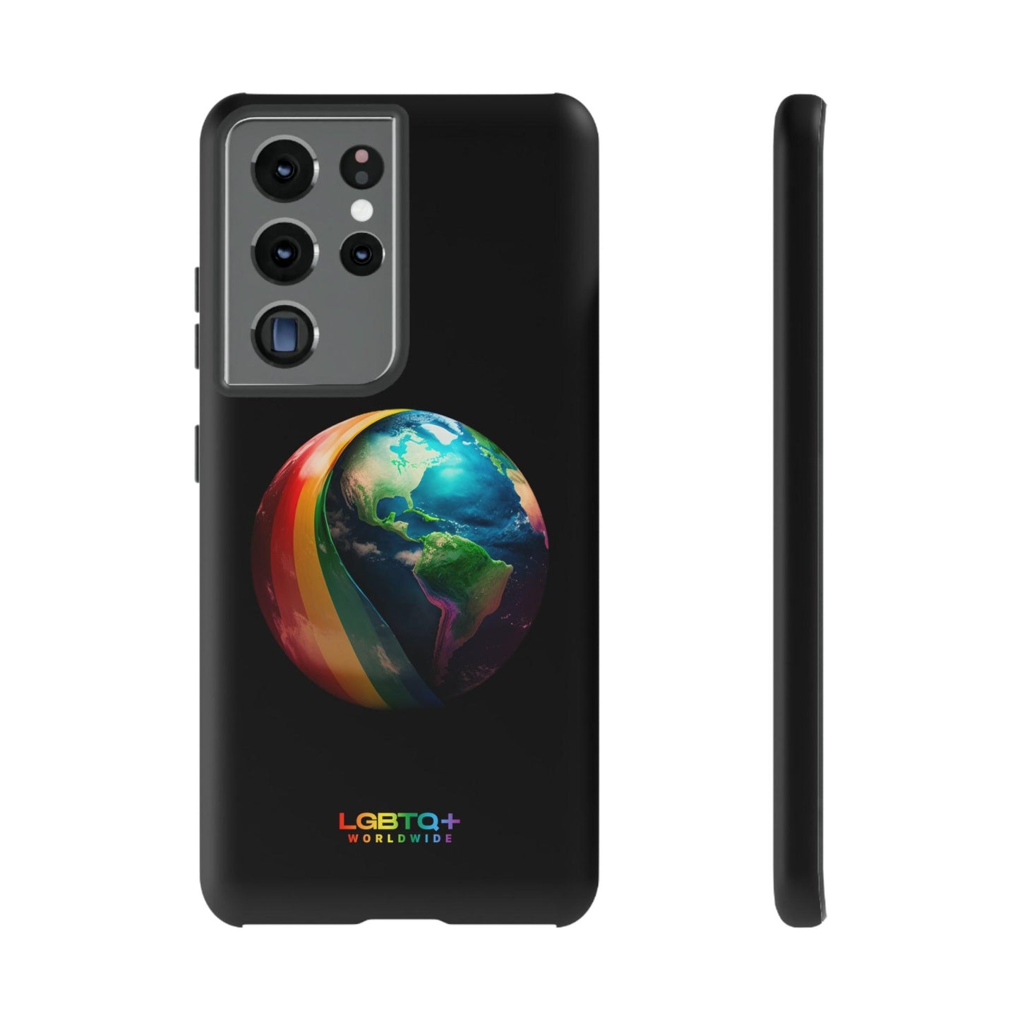 LGBTQWorldwide - ,,WELT" Doppelgehäuse Handyhülle Accessories, Glossy, iPhone Cases, Matte, Phone accessory, Phone Cases, Samsung Cases, tough, Valentine's Day Picks lgbtq Bekleidung Accessoires unisex Zubehör