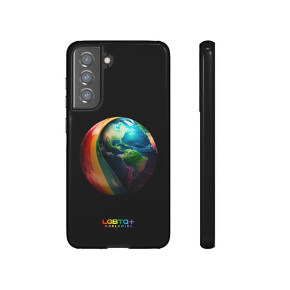 LGBTQWorldwide - ,,WELT" Doppelgehäuse Handyhülle Accessories, Glossy, iPhone Cases, Matte, Phone accessory, Phone Cases, Samsung Cases, tough, Valentine's Day Picks lgbtq Bekleidung Accessoires unisex Zubehör