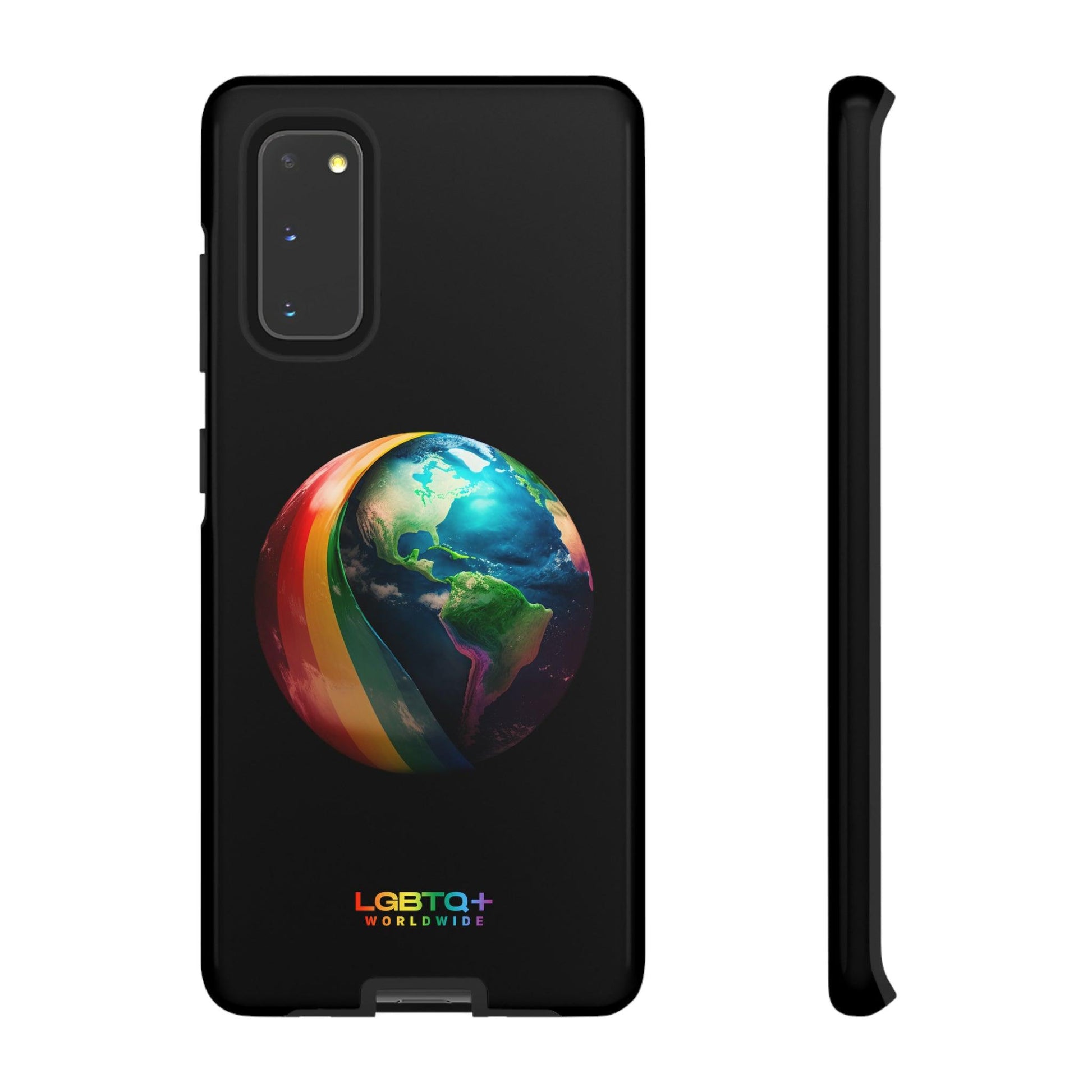 LGBTQWorldwide - ,,WELT" Doppelgehäuse Handyhülle Accessories, Glossy, iPhone Cases, Matte, Phone accessory, Phone Cases, Samsung Cases, tough, Valentine's Day Picks lgbtq Bekleidung Accessoires unisex Zubehör