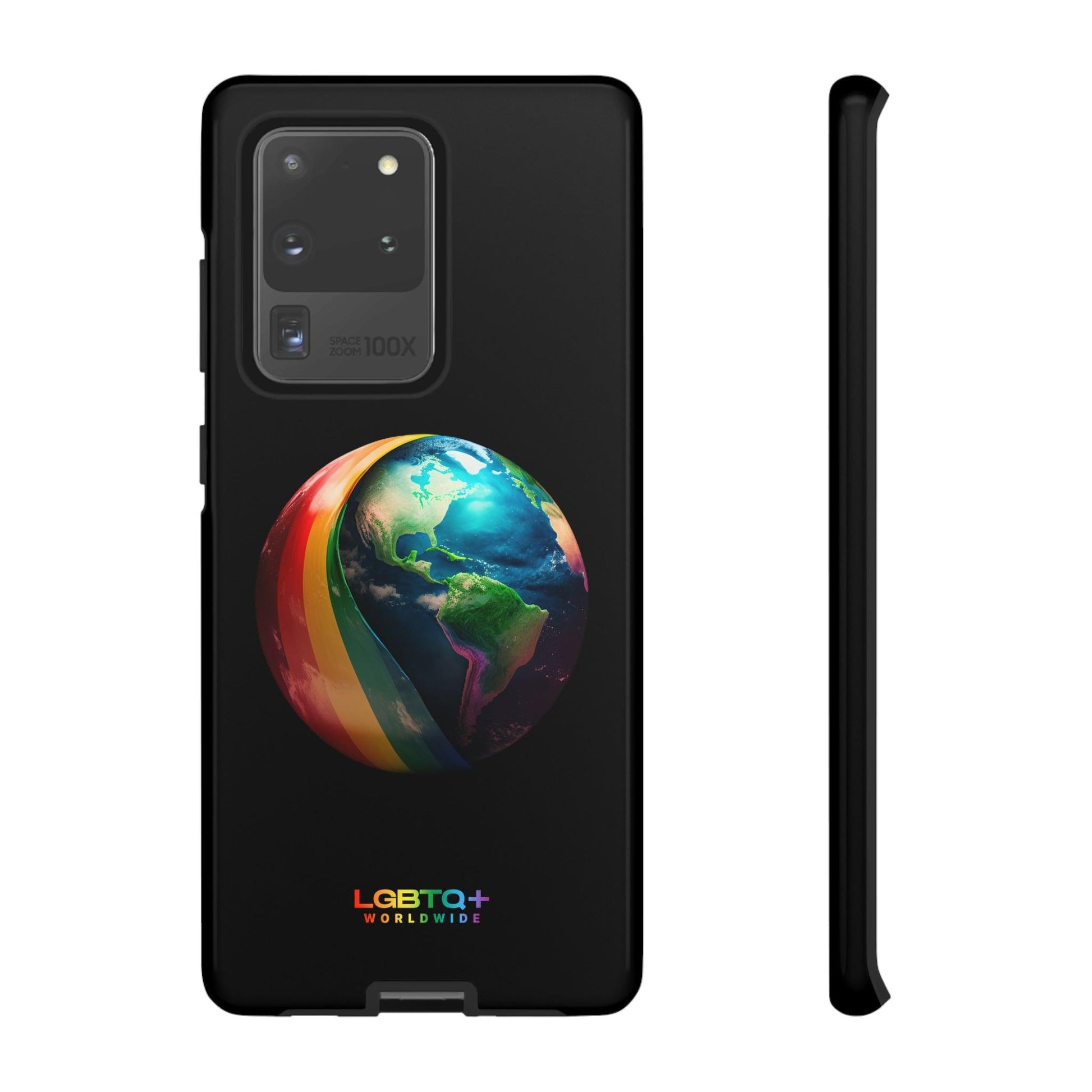 LGBTQWorldwide - ,,WELT" Doppelgehäuse Handyhülle Accessories, Glossy, iPhone Cases, Matte, Phone accessory, Phone Cases, Samsung Cases, tough, Valentine's Day Picks lgbtq Bekleidung Accessoires unisex Zubehör