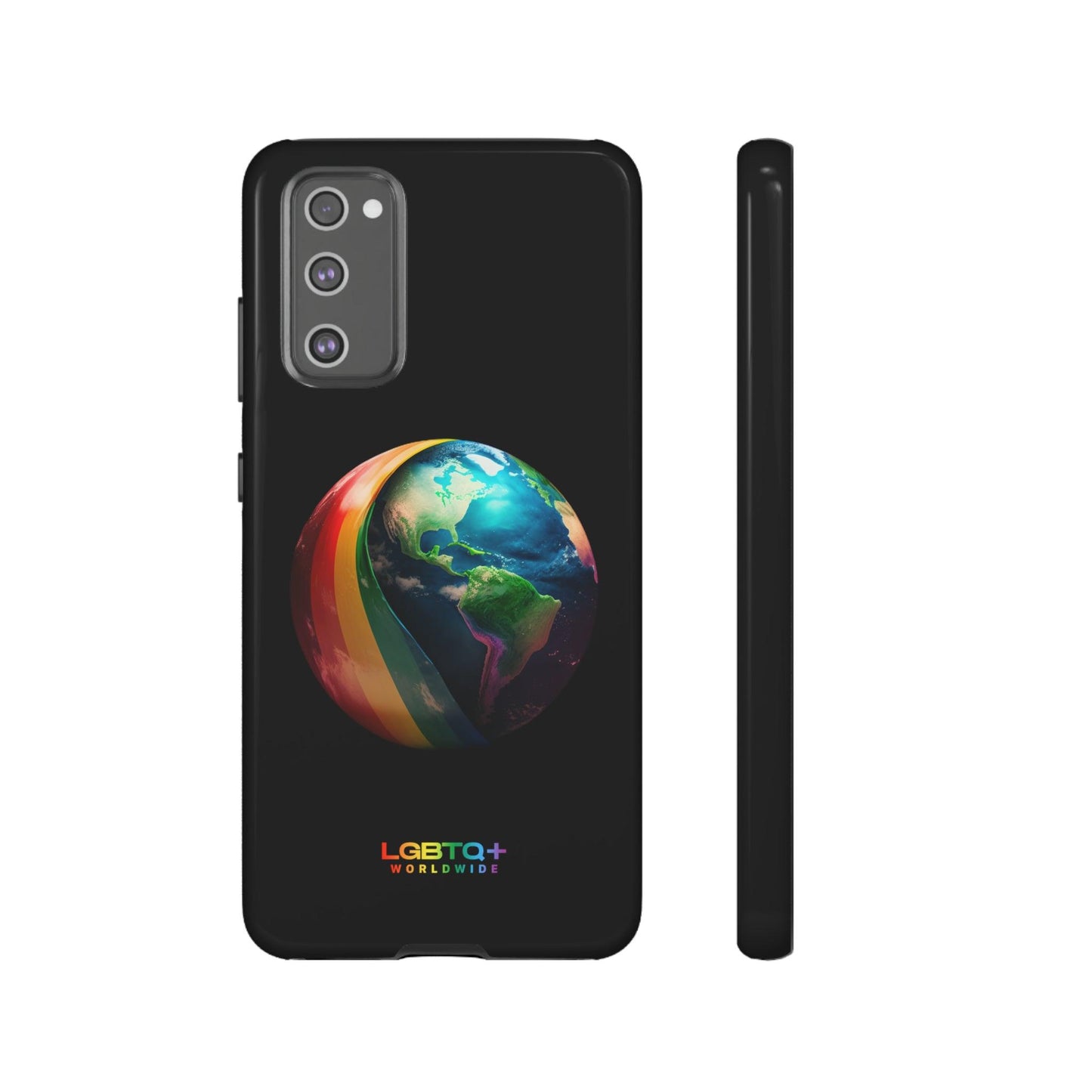 LGBTQWorldwide - ,,WELT" Doppelgehäuse Handyhülle Accessories, Glossy, iPhone Cases, Matte, Phone accessory, Phone Cases, Samsung Cases, tough, Valentine's Day Picks lgbtq Bekleidung Accessoires unisex Zubehör