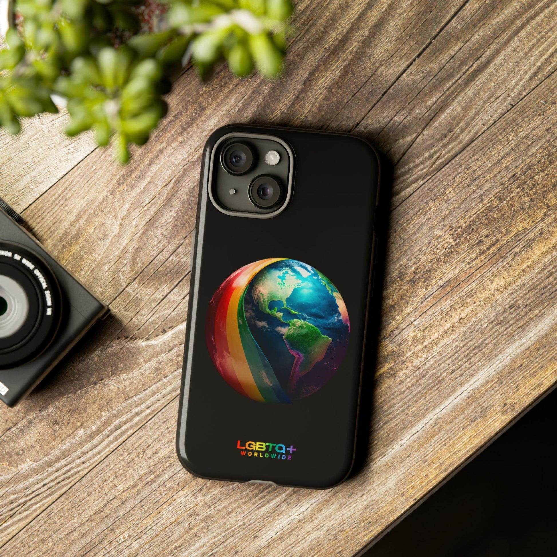 LGBTQWorldwide - ,,WELT" Doppelgehäuse Handyhülle Accessories, Glossy, iPhone Cases, Matte, Phone accessory, Phone Cases, Samsung Cases, tough, Valentine's Day Picks lgbtq Bekleidung Accessoires unisex Zubehör