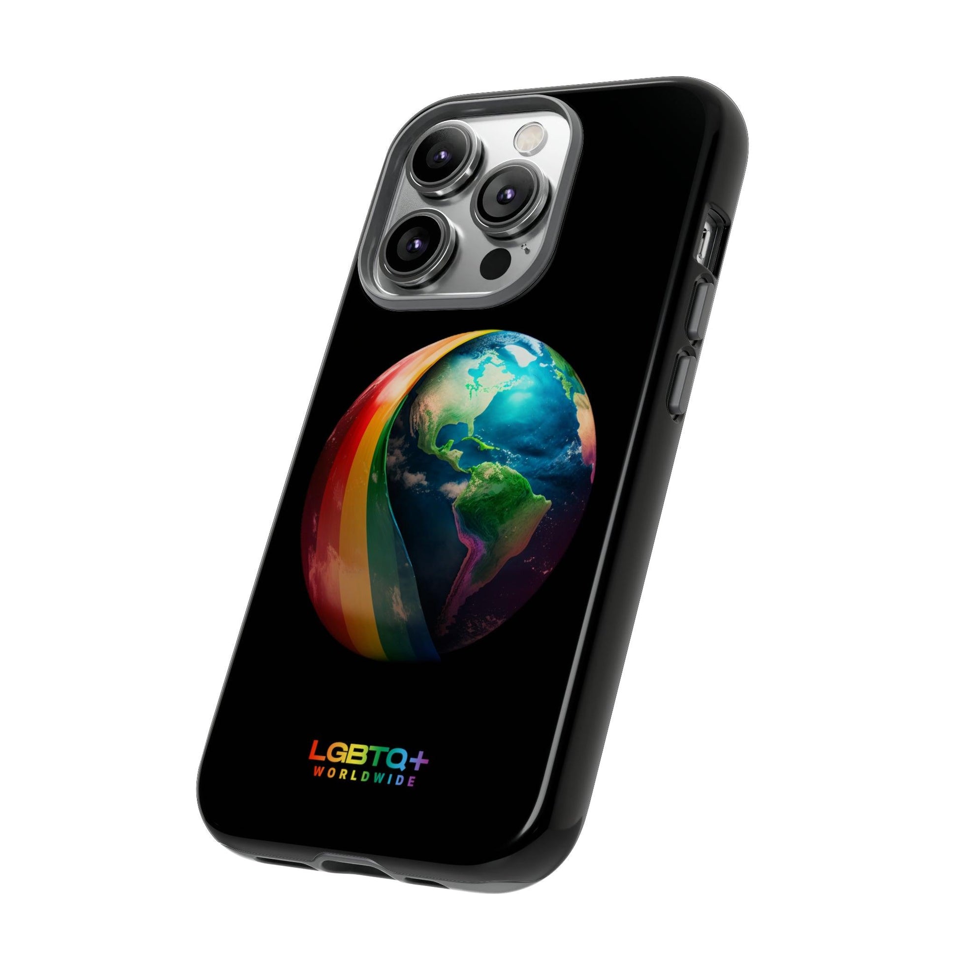 LGBTQWorldwide - ,,WELT" Doppelgehäuse Handyhülle Accessories, Glossy, iPhone Cases, Matte, Phone accessory, Phone Cases, Samsung Cases, tough, Valentine's Day Picks lgbtq Bekleidung Accessoires unisex Zubehör