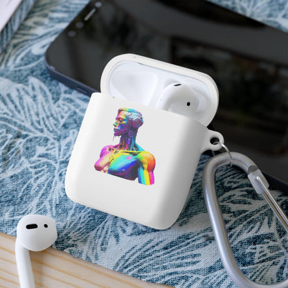 LGBTQWorldwide - ,,ZUKÜNFTIGER ROBOTER" AirPods und AirPods Pro Hülle Accessories, AirPods, AirPods Pro, Back-to-School, Case, Flexible, tech, Tech Accessories, TPU lgbtq Bekleidung Accessoires unisex Zubehör