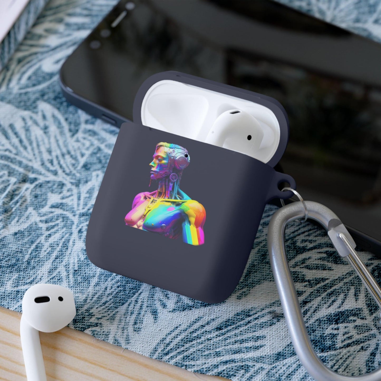 LGBTQWorldwide - ,,ZUKÜNFTIGER ROBOTER" AirPods und AirPods Pro Hülle Accessories, AirPods, AirPods Pro, Back-to-School, Case, Flexible, tech, Tech Accessories, TPU lgbtq Bekleidung Accessoires unisex Zubehör