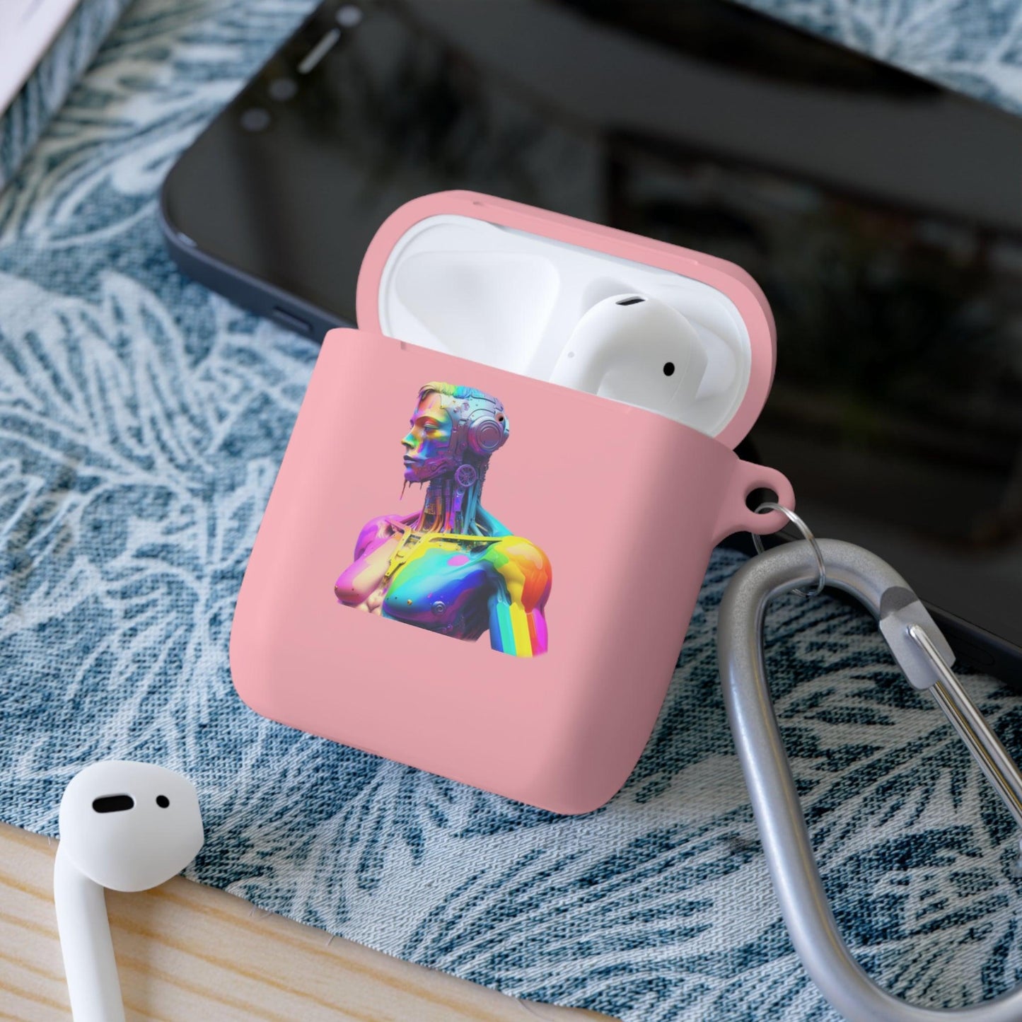 LGBTQWorldwide - ,,ZUKÜNFTIGER ROBOTER" AirPods und AirPods Pro Hülle Accessories, AirPods, AirPods Pro, Back-to-School, Case, Flexible, tech, Tech Accessories, TPU lgbtq Bekleidung Accessoires unisex Zubehör