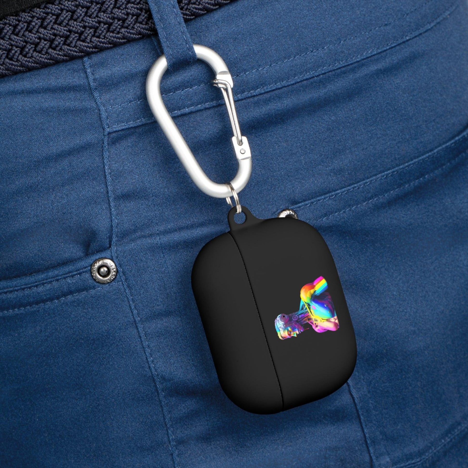 LGBTQWorldwide - ,,ZUKÜNFTIGER ROBOTER" AirPods und AirPods Pro Hülle Accessories, AirPods, AirPods Pro, Back-to-School, Case, Flexible, tech, Tech Accessories, TPU lgbtq Bekleidung Accessoires unisex Zubehör