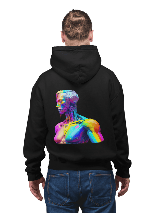 LGBTQWorldwide - ,,ZUKUNFTS ROBOTER" ai, DTG, Eco-friendly, Hoodies, Men's Clothing, Recycled, Unisex, Vegan, Women's Clothing lgbtq Bekleidung Accessoires unisex Zubehör