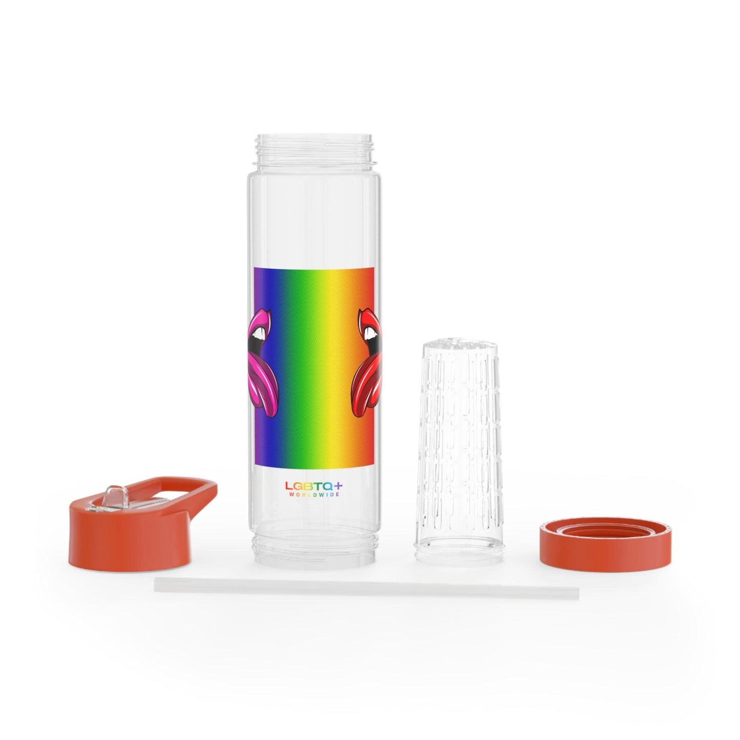 LGBTQWorldwide - ,,ZUNGE" Bottles, Bottles & Tumblers, home, Home & Living, Travel, Tumblers lgbtq Bekleidung Accessoires unisex Zubehör