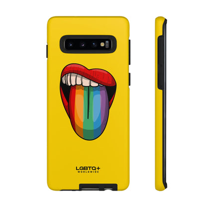 LGBTQWorldwide - ,,ZUNGE" Doppelgehäuse Handyhülle Accessories, Glossy, iPhone Cases, Matte, Phone accessory, Phone Cases, Samsung Cases, Thermo, Valentine's Day Picks lgbtq Bekleidung Accessoires unisex Zubehör