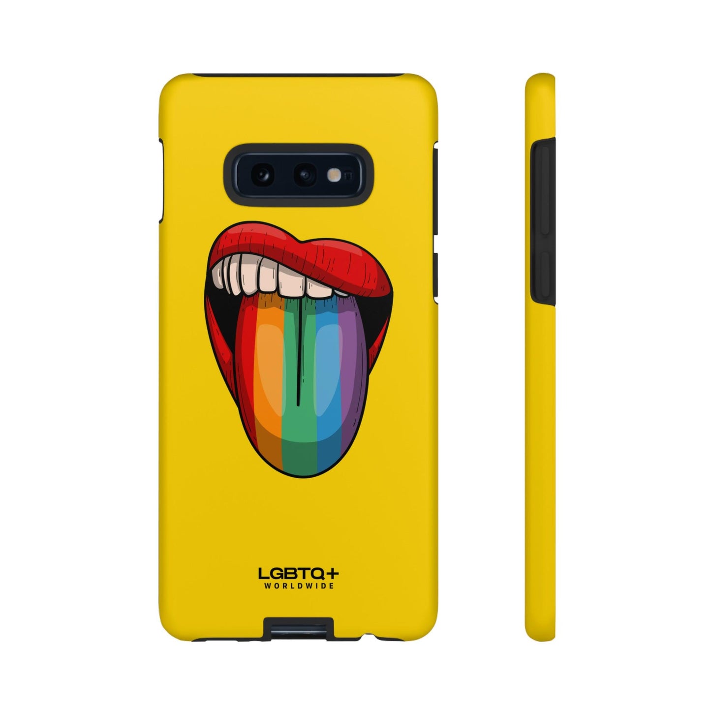 LGBTQWorldwide - ,,ZUNGE" Doppelgehäuse Handyhülle Accessories, Glossy, iPhone Cases, Matte, Phone accessory, Phone Cases, Samsung Cases, Thermo, Valentine's Day Picks lgbtq Bekleidung Accessoires unisex Zubehör