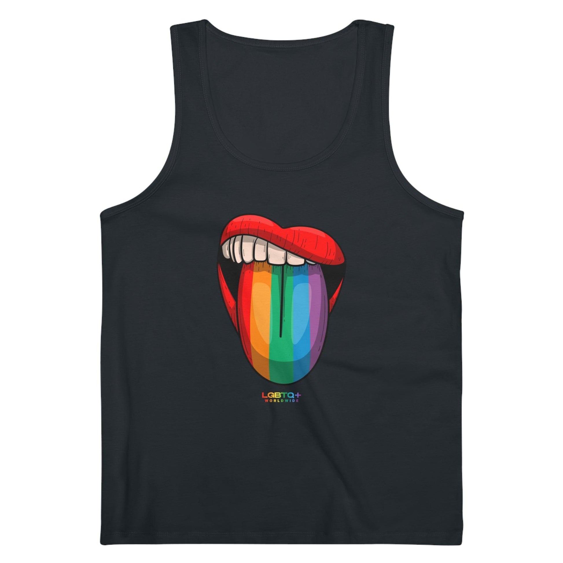 LGBTQWorldwide - ,,ZUNGE'' DTG, Eco-friendly, Men's Clothing, Neck Labels, Organic, Recycled, Slim fit, Sustainable, Tank Tops, Tanke, Vegan lgbtq Bekleidung Accessoires unisex Zubehör