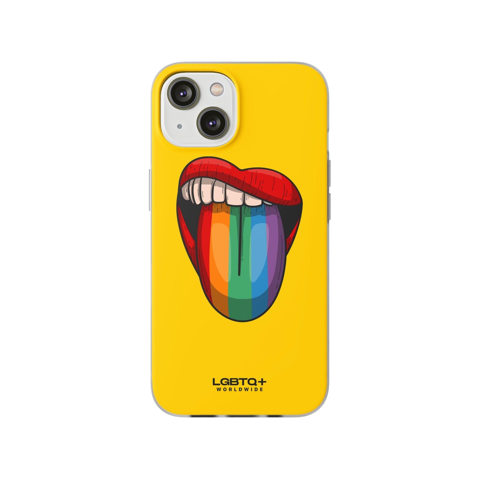 LGBTQWorldwide - ,,ZUNGE" Flexible Handyhülle Accessories, Case, iPhone, iPhone Cases, Phone accessory, Phone Cases, Samsung Cases, silikon, Valentine's Day promotion lgbtq Bekleidung Accessoires unisex Zubehör