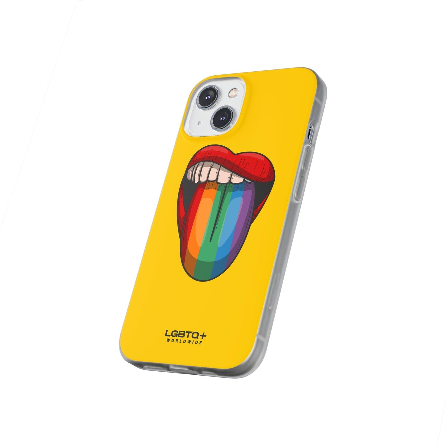 LGBTQWorldwide - ,,ZUNGE" Flexible Handyhülle Accessories, Case, iPhone, iPhone Cases, Phone accessory, Phone Cases, Samsung Cases, silikon, Valentine's Day promotion lgbtq Bekleidung Accessoires unisex Zubehör