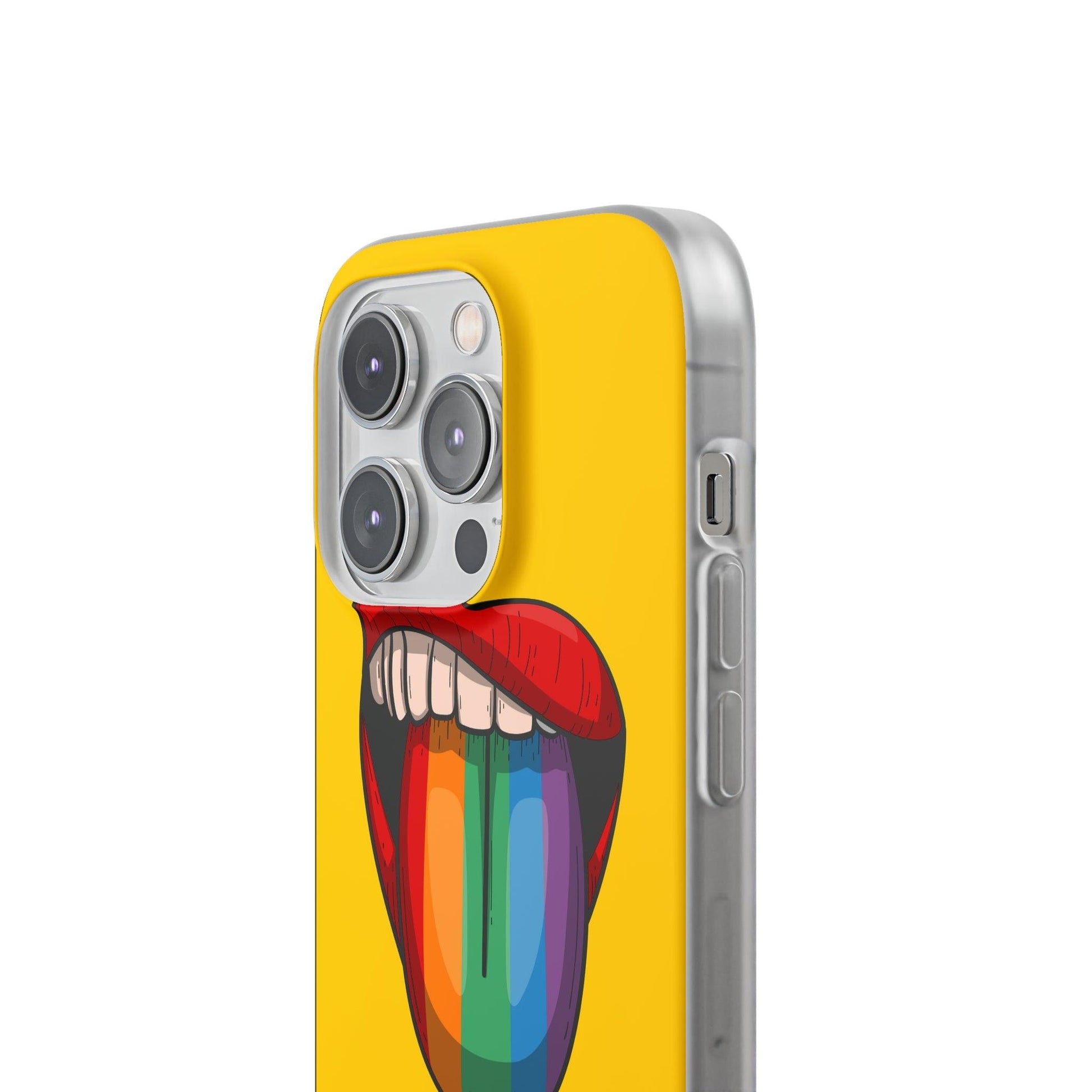 LGBTQWorldwide - ,,ZUNGE" Flexible Handyhülle Accessories, Case, iPhone, iPhone Cases, Phone accessory, Phone Cases, Samsung Cases, silikon, Valentine's Day promotion lgbtq Bekleidung Accessoires unisex Zubehör