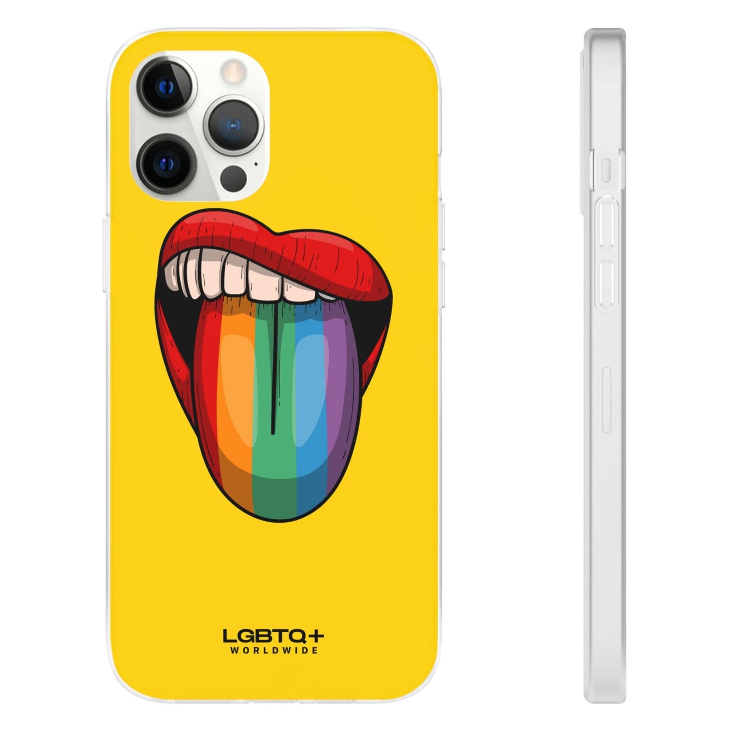 LGBTQWorldwide - ,,ZUNGE" Flexible Handyhülle Accessories, Case, iPhone, iPhone Cases, Phone accessory, Phone Cases, Samsung Cases, silikon, Valentine's Day promotion lgbtq Bekleidung Accessoires unisex Zubehör