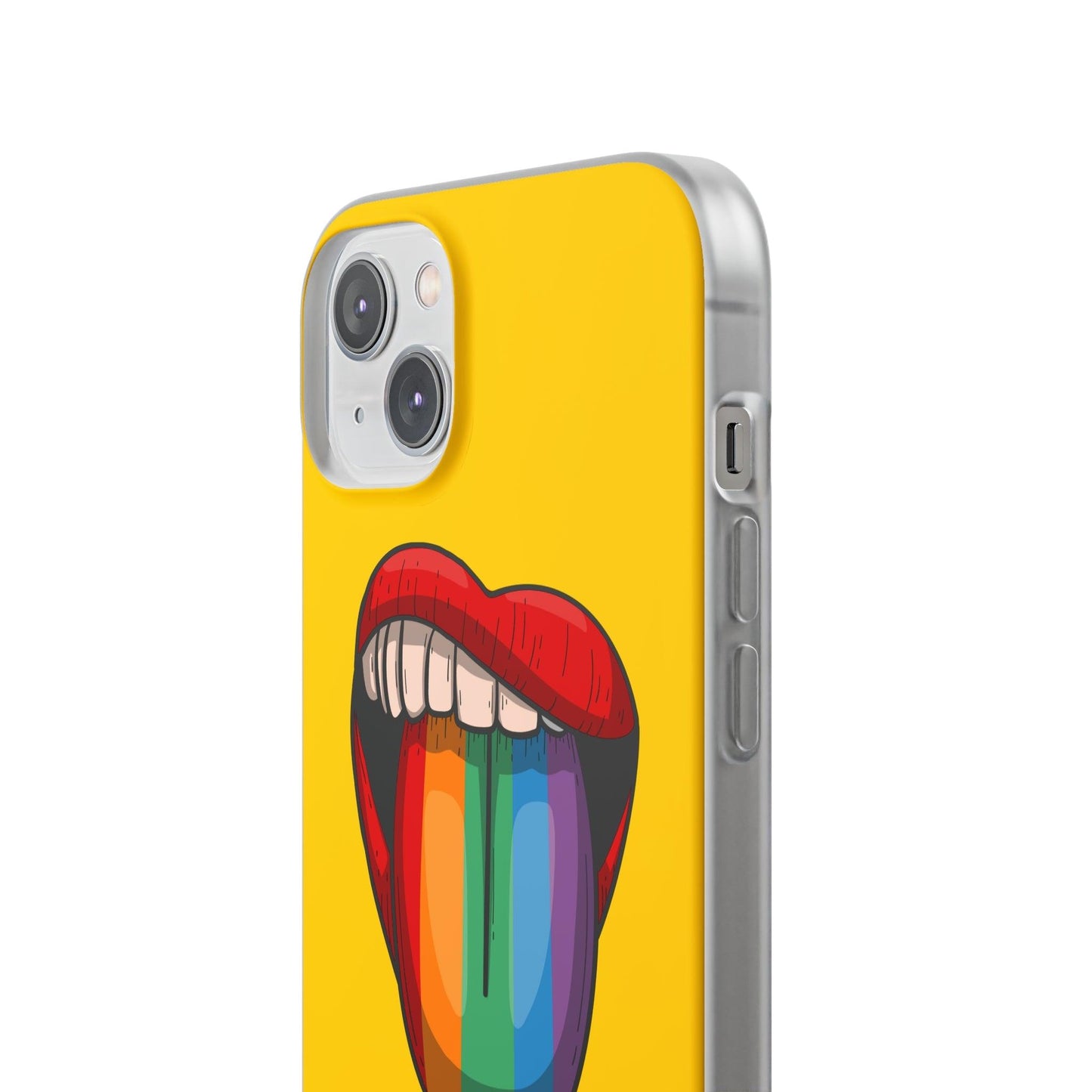 LGBTQWorldwide - ,,ZUNGE" Flexible Handyhülle Accessories, Case, iPhone, iPhone Cases, Phone accessory, Phone Cases, Samsung Cases, silikon, Valentine's Day promotion lgbtq Bekleidung Accessoires unisex Zubehör