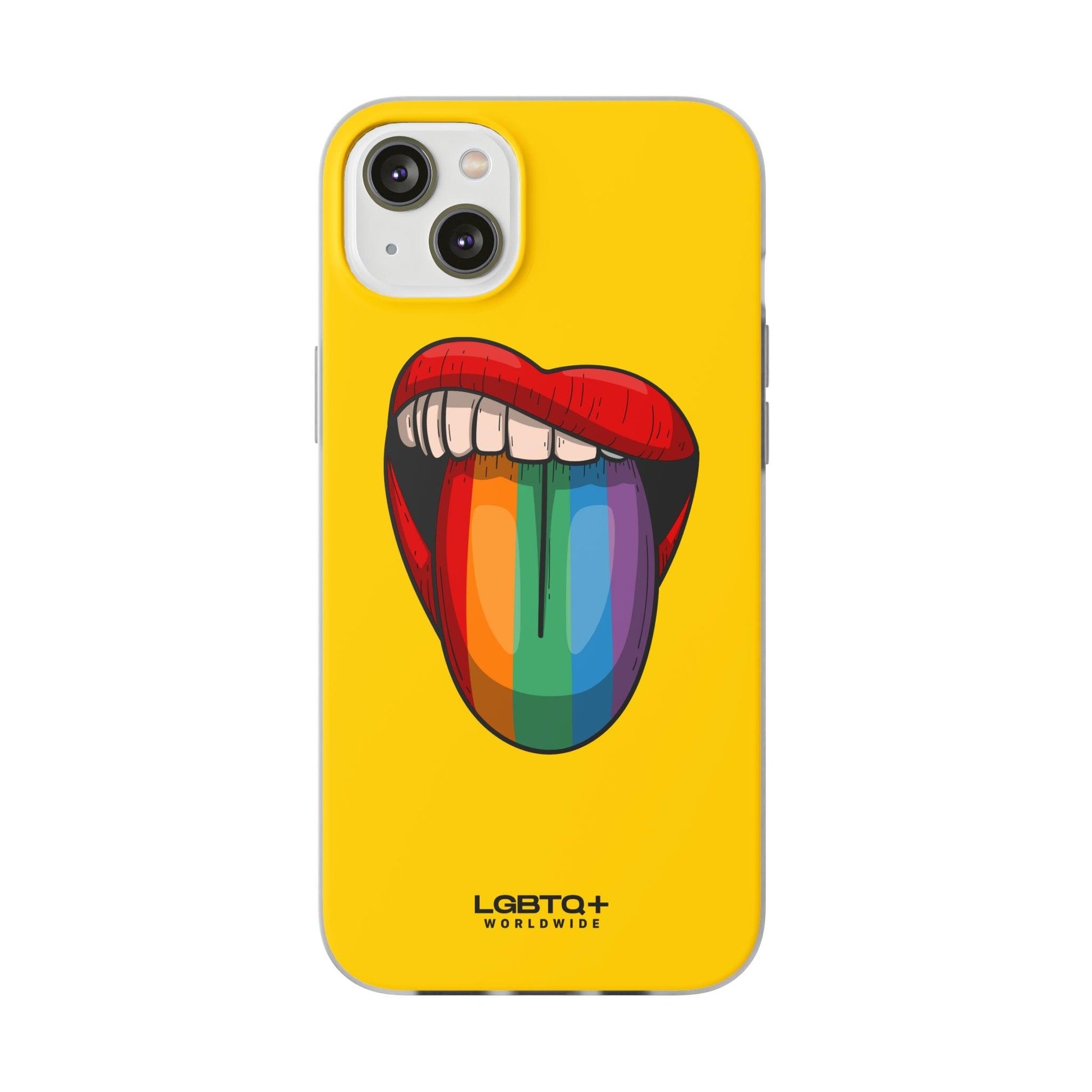 LGBTQWorldwide - ,,ZUNGE" Flexible Handyhülle Accessories, Case, iPhone, iPhone Cases, Phone accessory, Phone Cases, Samsung Cases, silikon, Valentine's Day promotion lgbtq Bekleidung Accessoires unisex Zubehör