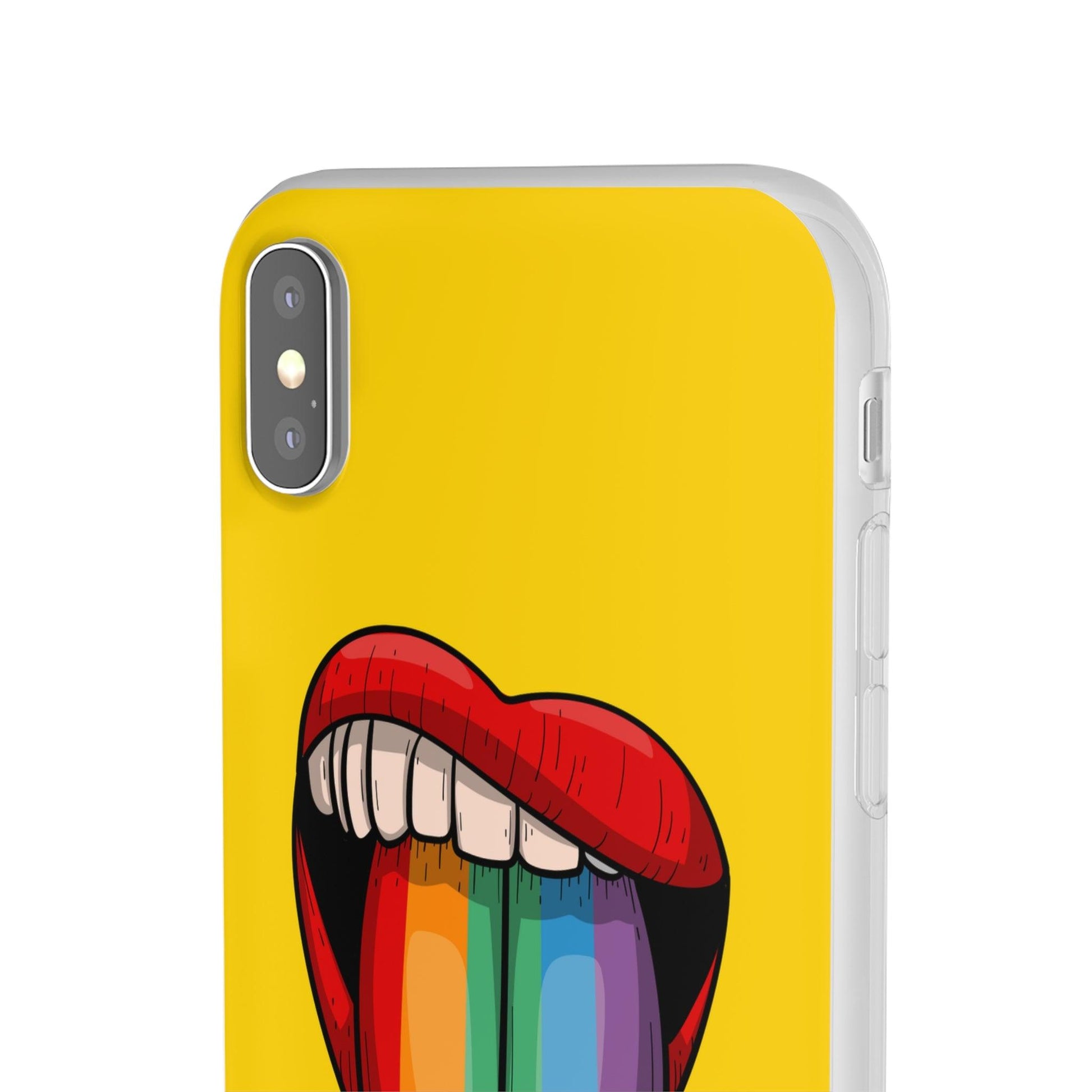 LGBTQWorldwide - ,,ZUNGE" Flexible Handyhülle Accessories, Case, iPhone, iPhone Cases, Phone accessory, Phone Cases, Samsung Cases, silikon, Valentine's Day promotion lgbtq Bekleidung Accessoires unisex Zubehör