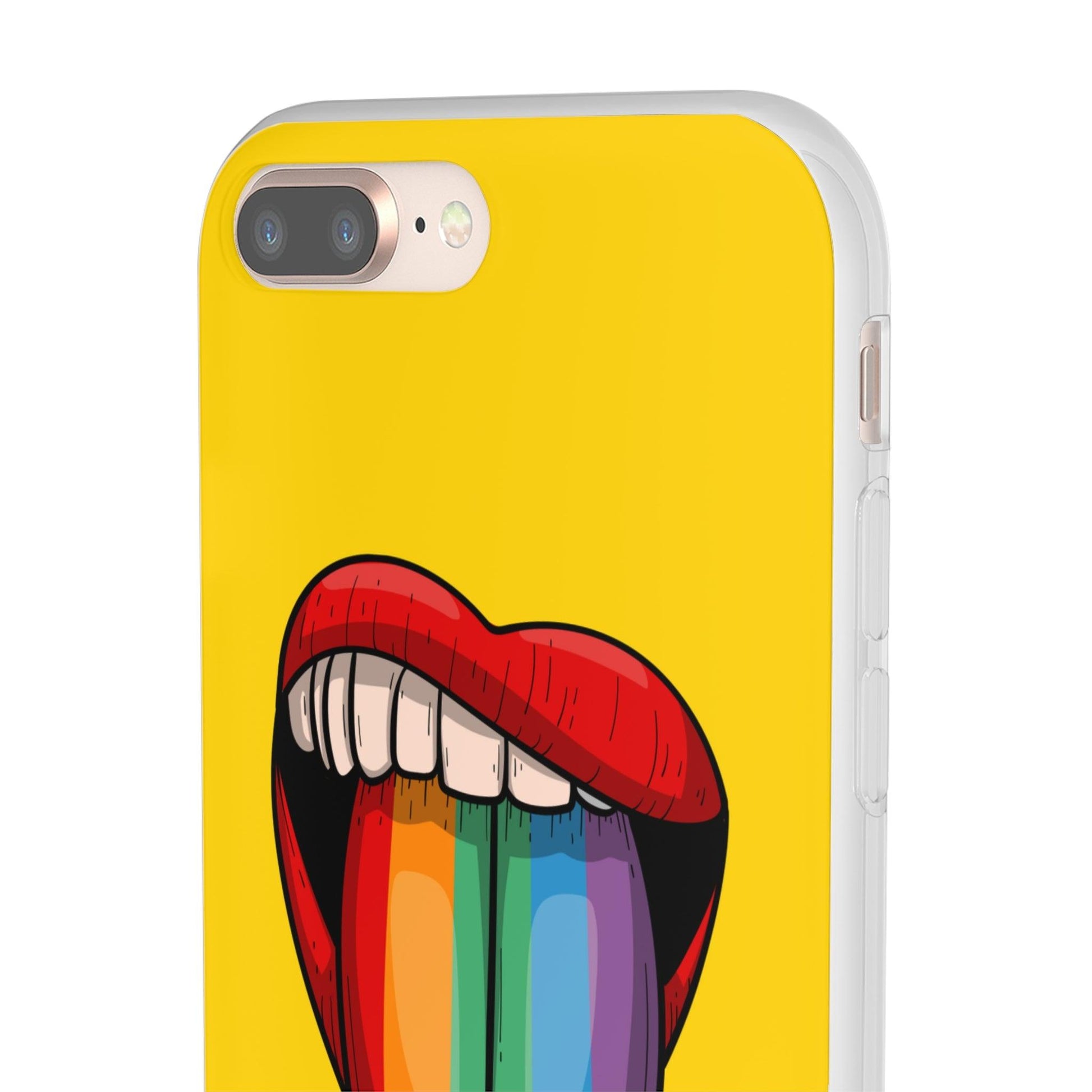 LGBTQWorldwide - ,,ZUNGE" Flexible Handyhülle Accessories, Case, iPhone, iPhone Cases, Phone accessory, Phone Cases, Samsung Cases, silikon, Valentine's Day promotion lgbtq Bekleidung Accessoires unisex Zubehör