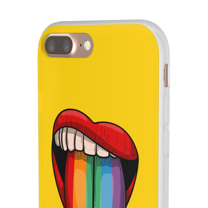 LGBTQWorldwide - ,,ZUNGE" Flexible Handyhülle Accessories, Case, iPhone, iPhone Cases, Phone accessory, Phone Cases, Samsung Cases, silikon, Valentine's Day promotion lgbtq Bekleidung Accessoires unisex Zubehör