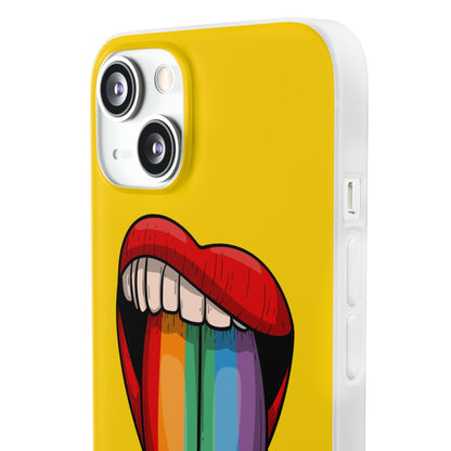 LGBTQWorldwide - ,,ZUNGE" Flexible Handyhülle Accessories, Case, iPhone, iPhone Cases, Phone accessory, Phone Cases, Samsung Cases, silikon, Valentine's Day promotion lgbtq Bekleidung Accessoires unisex Zubehör