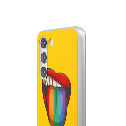 LGBTQWorldwide - ,,ZUNGE" Flexible Handyhülle Accessories, Case, iPhone, iPhone Cases, Phone accessory, Phone Cases, Samsung Cases, silikon, Valentine's Day promotion lgbtq Bekleidung Accessoires unisex Zubehör