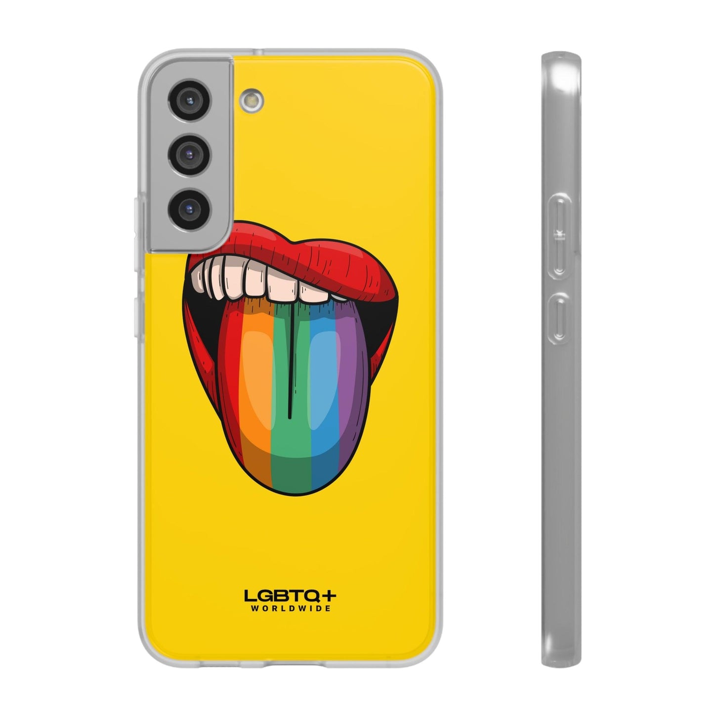 LGBTQWorldwide - ,,ZUNGE" Flexible Handyhülle Accessories, Case, iPhone, iPhone Cases, Phone accessory, Phone Cases, Samsung Cases, silikon, Valentine's Day promotion lgbtq Bekleidung Accessoires unisex Zubehör