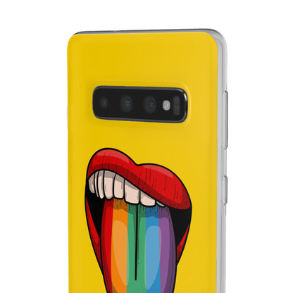 LGBTQWorldwide - ,,ZUNGE" Flexible Handyhülle Accessories, Case, iPhone, iPhone Cases, Phone accessory, Phone Cases, Samsung Cases, silikon, Valentine's Day promotion lgbtq Bekleidung Accessoires unisex Zubehör