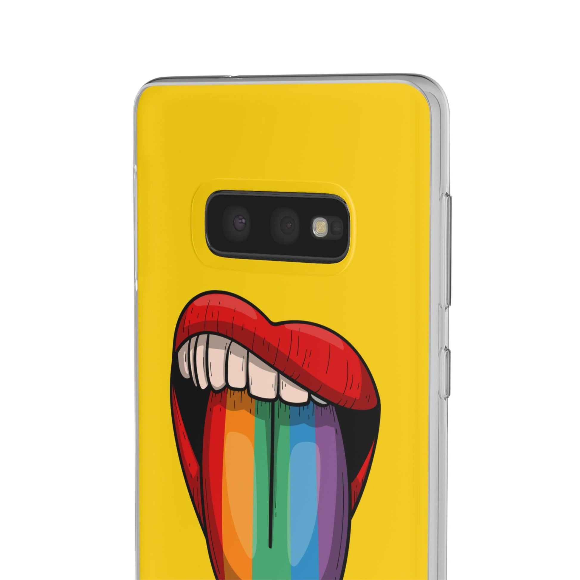 LGBTQWorldwide - ,,ZUNGE" Flexible Handyhülle Accessories, Case, iPhone, iPhone Cases, Phone accessory, Phone Cases, Samsung Cases, silikon, Valentine's Day promotion lgbtq Bekleidung Accessoires unisex Zubehör