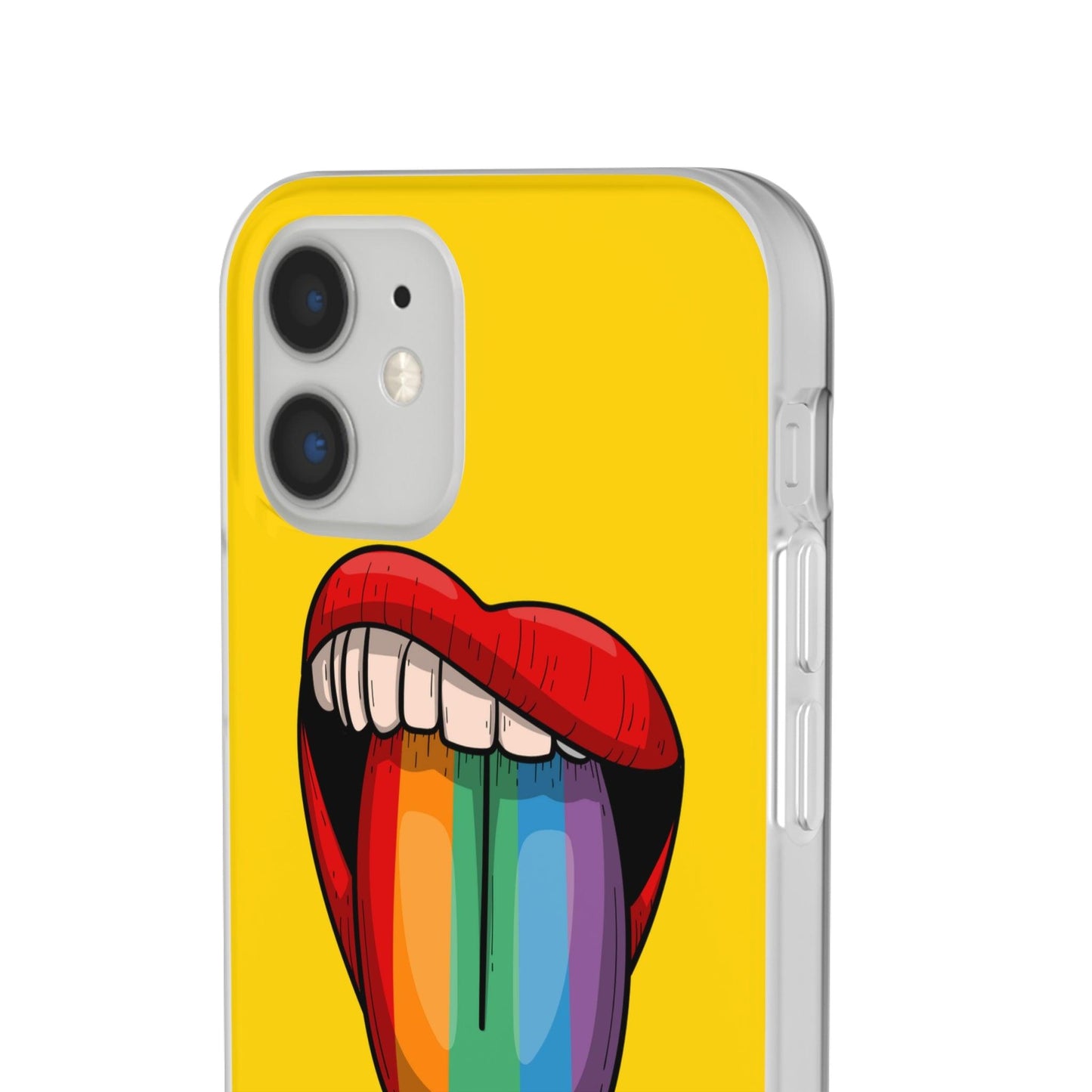 LGBTQWorldwide - ,,ZUNGE" Flexible Handyhülle Accessories, Case, iPhone, iPhone Cases, Phone accessory, Phone Cases, Samsung Cases, silikon, Valentine's Day promotion lgbtq Bekleidung Accessoires unisex Zubehör