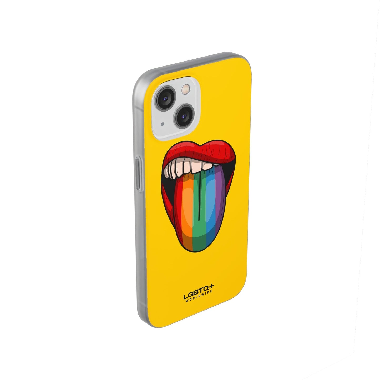 LGBTQWorldwide - ,,ZUNGE" Flexible Handyhülle Accessories, Case, iPhone, iPhone Cases, Phone accessory, Phone Cases, Samsung Cases, silikon, Valentine's Day promotion lgbtq Bekleidung Accessoires unisex Zubehör