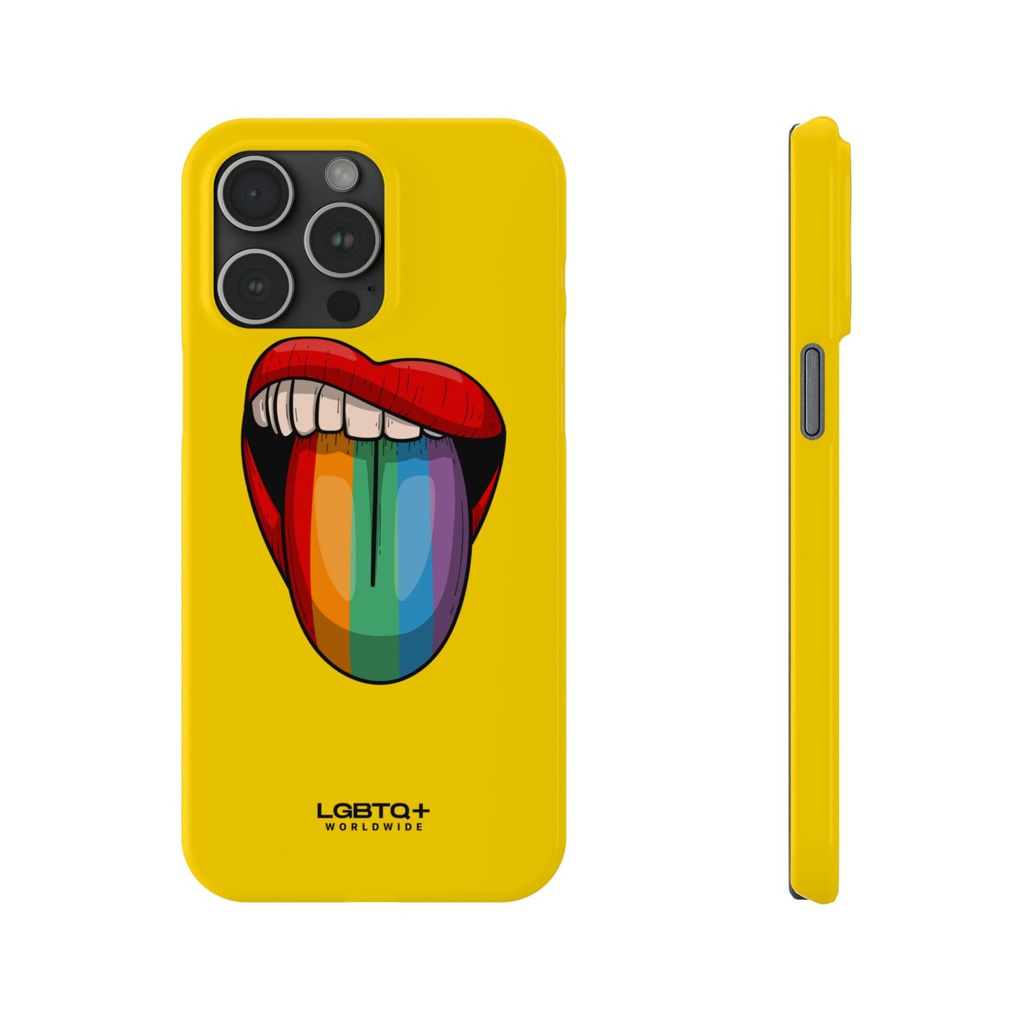 LGBTQWorldwide - ,,ZUNGE" Handyhülle Accessories, Back-to-School, card, Glossy, iPhone, iPhone Cases, Phone accessory, Phone Cases, Samsung Cases, Slim lgbtq Bekleidung Accessoires unisex Zubehör