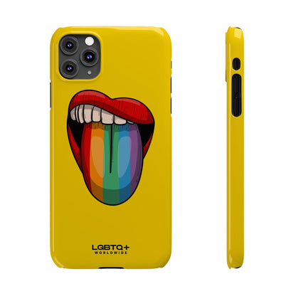 LGBTQWorldwide - ,,ZUNGE" Handyhülle Accessories, Back-to-School, card, Glossy, iPhone, iPhone Cases, Phone accessory, Phone Cases, Samsung Cases, Slim lgbtq Bekleidung Accessoires unisex Zubehör