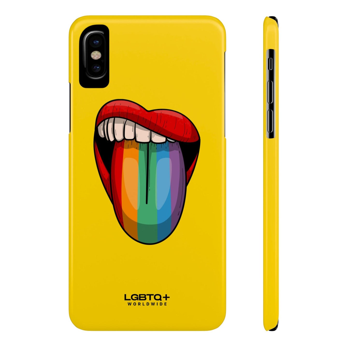 LGBTQWorldwide - ,,ZUNGE" Handyhülle Accessories, Back-to-School, card, Glossy, iPhone, iPhone Cases, Phone accessory, Phone Cases, Samsung Cases, Slim lgbtq Bekleidung Accessoires unisex Zubehör