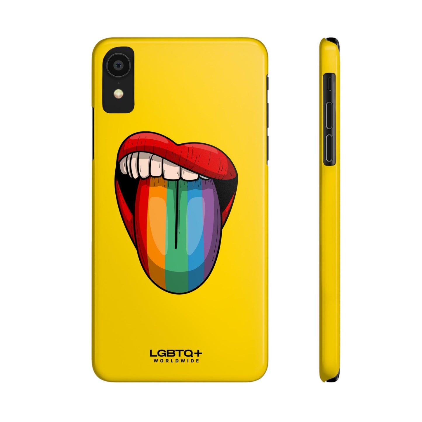 LGBTQWorldwide - ,,ZUNGE" Handyhülle Accessories, Back-to-School, card, Glossy, iPhone, iPhone Cases, Phone accessory, Phone Cases, Samsung Cases, Slim lgbtq Bekleidung Accessoires unisex Zubehör