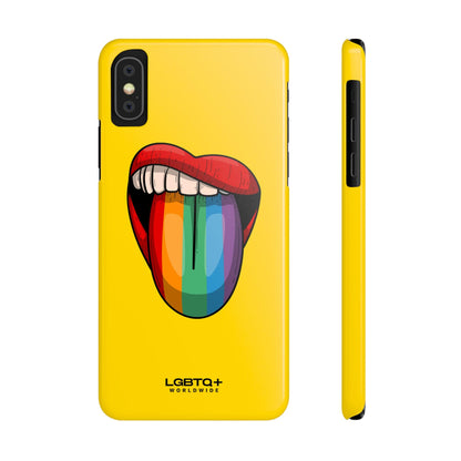 LGBTQWorldwide - ,,ZUNGE" Handyhülle Accessories, Back-to-School, card, Glossy, iPhone, iPhone Cases, Phone accessory, Phone Cases, Samsung Cases, Slim lgbtq Bekleidung Accessoires unisex Zubehör