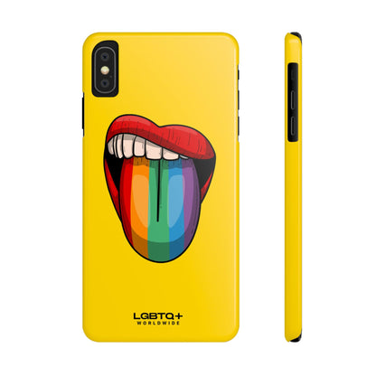 LGBTQWorldwide - ,,ZUNGE" Handyhülle Accessories, Back-to-School, card, Glossy, iPhone, iPhone Cases, Phone accessory, Phone Cases, Samsung Cases, Slim lgbtq Bekleidung Accessoires unisex Zubehör