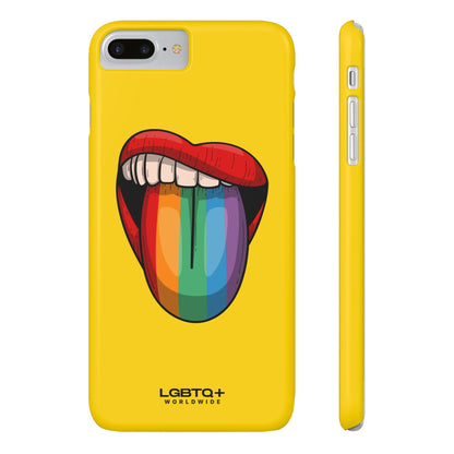 LGBTQWorldwide - ,,ZUNGE" Handyhülle Accessories, Back-to-School, card, Glossy, iPhone, iPhone Cases, Phone accessory, Phone Cases, Samsung Cases, Slim lgbtq Bekleidung Accessoires unisex Zubehör